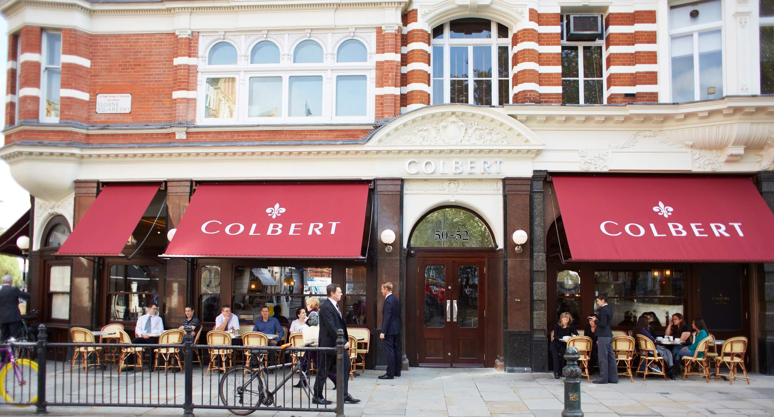vriendschap de elite Ochtend gymnastiek French café restaurant in Chelsea | Colbert, Sloane Square