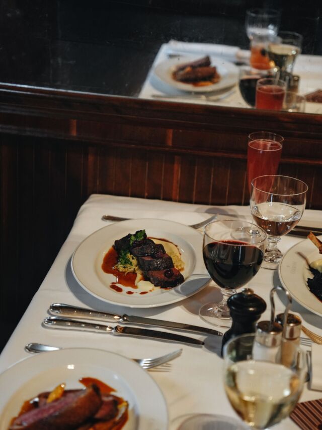 Pan-roasted Venison Loin is our festive special this week...Nestled on a bed of velvety parsnip puree, accompanied by crisp Savoy Cabbage and a tangy Lingonberry Jus.